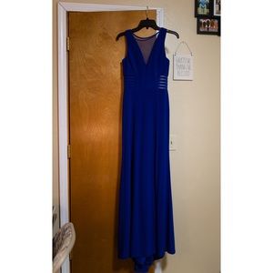 Royal blue formal homecoming/prom dress